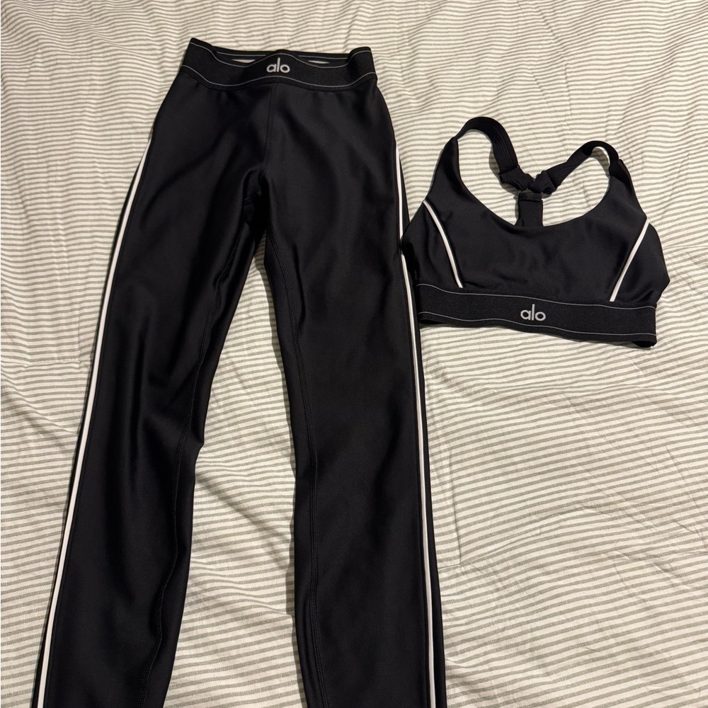Alo Yoga Black Activewear Set